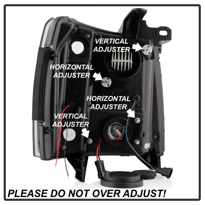 Spyder Chevy Silverado 1500 07-13/2500HD/3500HD 07-14 LED Black PRO-YD-CS07V3PL-BK Spyder Chevy Silverado 1500 07-13/2500HD/3500HD 07-14 LED Black PRO-YD-CS07V3PL-BK