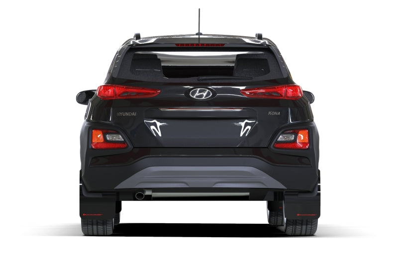 Rally Armor 18-23 Hyundai Kona Red UR Mud Flap White Logo Rally Armor 18-23 Hyundai Kona Red UR Mud Flap White Logo