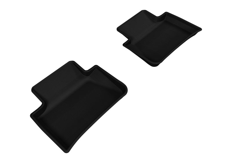 3D MAXpider 2014-2019 Porsche Macan Kagu 2nd Row Floormats - Black 3D MAXpider 2014-2019 Porsche Macan Kagu 2nd Row Floormats - Black
