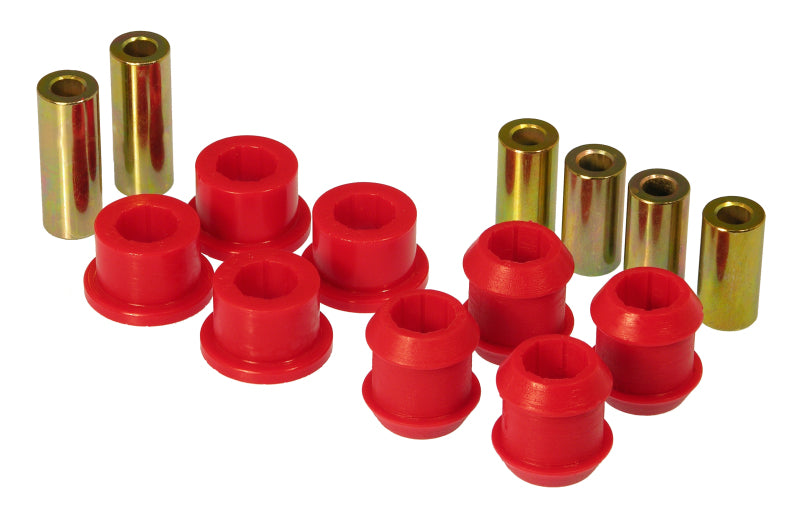 Prothane 88-91 Honda Civic Front Upper/Lower Control Arm Bushings - Red Prothane 88-91 Honda Civic Front Upper/Lower Control Arm Bushings - Red