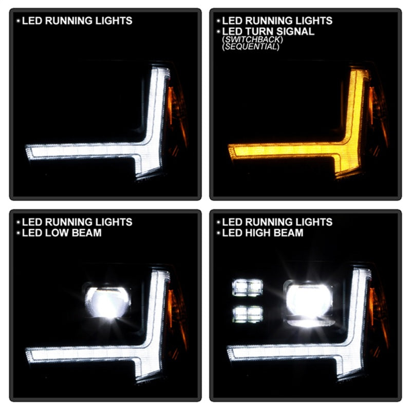 Spyder Apex 14-21 Toyota Tundra High-Power LED Module Headlights - Black (PRO-YD-TTU14V2AP-SBSEQ-BK) Spyder Apex 14-21 Toyota Tundra High-Power LED Module Headlights - Black (PRO-YD-TTU14V2AP-SBSEQ-BK)