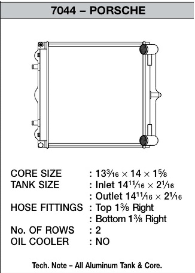 CSF 96-04 Porsche Boxster (986) Radiator (Fits Left & Right Side) CSF 96-04 Porsche Boxster (986) Radiator (Fits Left & Right Side)
