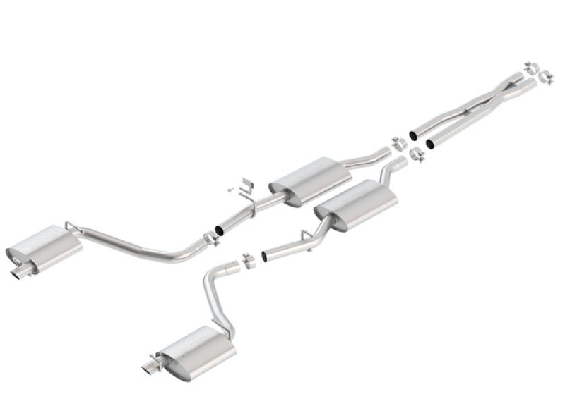 Borla 15-16 Dodge Charger 3.6L V6 S-Type Cat Back Exhaust (Uses Factory Valence) Borla 15-16 Dodge Charger 3.6L V6 S-Type Cat Back Exhaust (Uses Factory Valence)