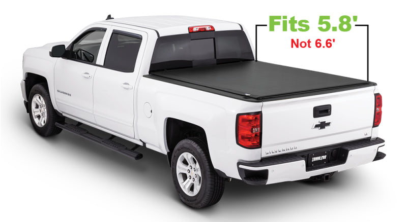 Tonno Pro 14-19 Chevy Silverado 1500 5.8ft Fleetside Lo-Roll Tonneau Cover Tonno Pro 14-19 Chevy Silverado 1500 5.8ft Fleetside Lo-Roll Tonneau Cover
