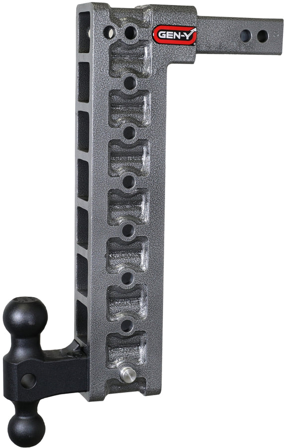 Gen-Y Mega Duty 2in Shank 17.5in Drop 2K TW 16K Hitch w/GH-051 Dual-Ball/GH-0100 Stabilizer Kit Gen-Y Mega Duty 2in Shank 17.5in Drop 2K TW 16K Hitch w/GH-051 Dual-Ball/GH-0100 Stabilizer Kit