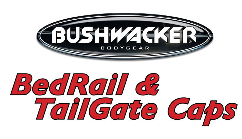 Bushwacker 02-08 Dodge Ram 1500 Fleetside Bed Rail Caps 76.3in Bed - Black Bushwacker 02-08 Dodge Ram 1500 Fleetside Bed Rail Caps 76.3in Bed - Black