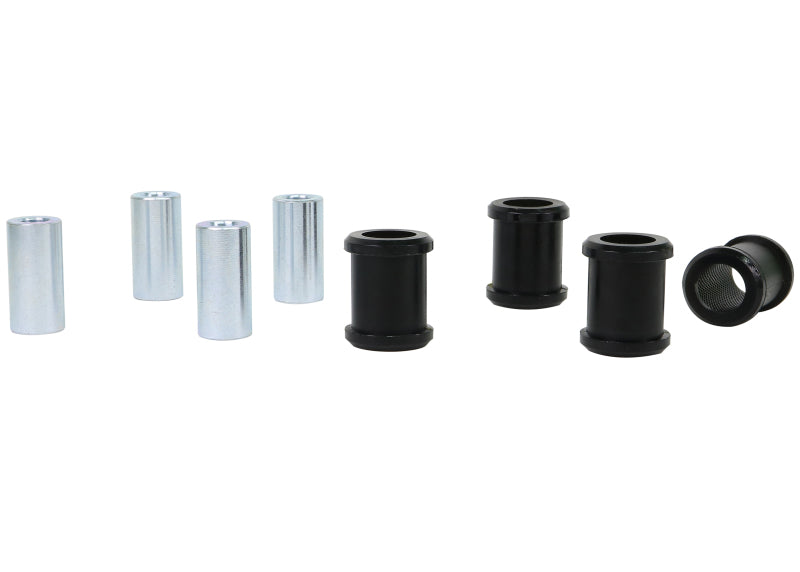 Whiteline Plus 7/03-11 Mazda RX8, 05+ Mazda Miata Rear Trailing Arm - Lower Bushing Kit Whiteline Plus 7/03-11 Mazda RX8, 05+ Mazda Miata Rear Trailing Arm - Lower Bushing Kit