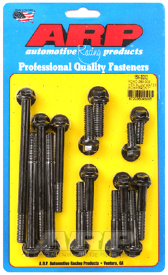 ARP Ford 289-302 Hex Aluminum Water Pump and Front Cover Bolt Kit ARP Ford 289-302 Hex Aluminum Water Pump and Front Cover Bolt Kit