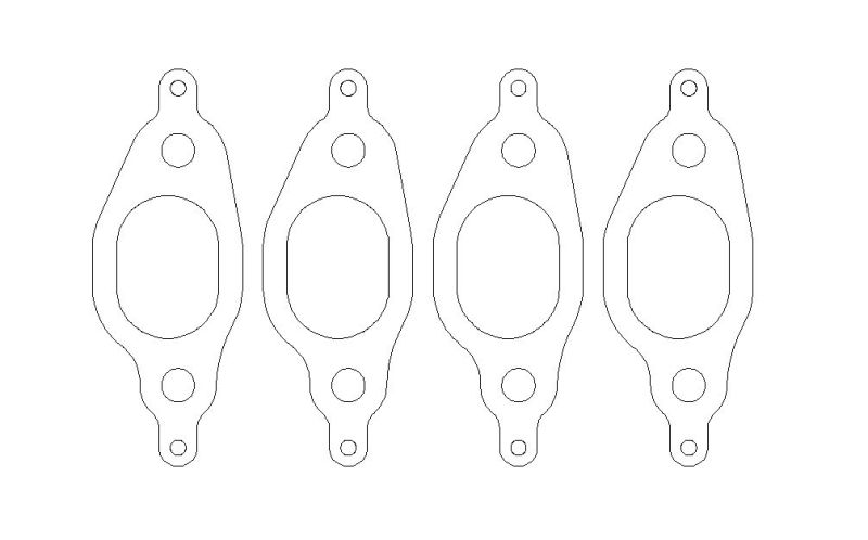 Cometic VW 1.8L 8V 77-99 Exhaust Set .030 inch MLS Head Gasket 1.060 inch X 1.480 inch Port Cometic VW 1.8L 8V 77-99 Exhaust Set .030 inch MLS Head Gasket 1.060 inch X 1.480 inch Port