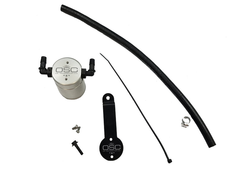 J&L 16-21 Honda Civic 1.5L Turbo (EX & Si) Passenger Side Oil Separator 3.0 - Clear Anodized J&L 16-21 Honda Civic 1.5L Turbo (EX & Si) Passenger Side Oil Separator 3.0 - Clear Anodized