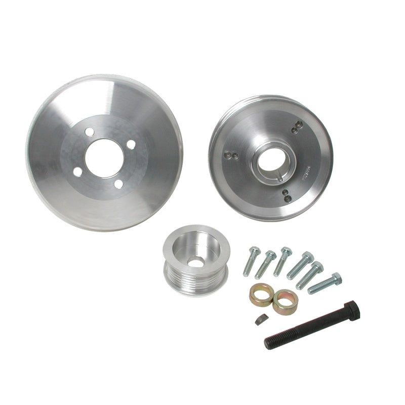 BBK 97-04 Ford F150 Expedition 4.6 5.4 Underdrive Pulley Kit - Lightweight CNC Billet Aluminum (3pc) BBK 97-04 Ford F150 Expedition 4.6 5.4 Underdrive Pulley Kit - Lightweight CNC Billet Aluminum (3pc)