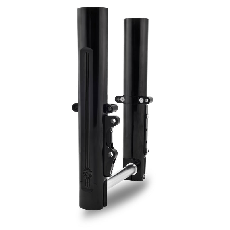 Performance Machine 00-07 FL Lower Leg Assembly - Black Ano Performance Machine 00-07 FL Lower Leg Assembly - Black Ano