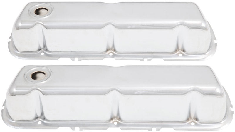 Spectre SB Ford Short Valve Cover Set - Chrome Spectre SB Ford Short Valve Cover Set - Chrome