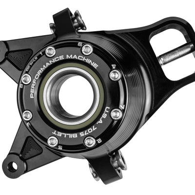 Performance Machine UTV Bearing Carrier Assembly - Black Ano