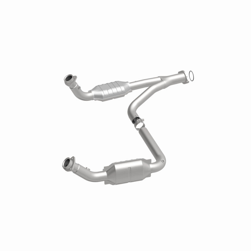 MagnaFlow Conv DF 07-09 Chevrolet/GMC Silverado/Sierra 2500 HD 6.0L Y-Pipe Assembly excludes Classic MagnaFlow Conv DF 07-09 Chevrolet/GMC Silverado/Sierra 2500 HD 6.0L Y-Pipe Assembly excludes Classic