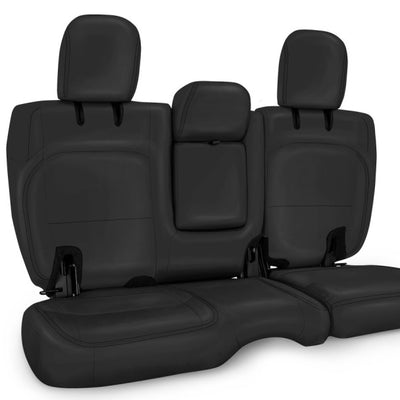 PRP 2018+ Jeep Wrangler JLU/4 door Rear Bench Cover with Leather Interior - All Black
