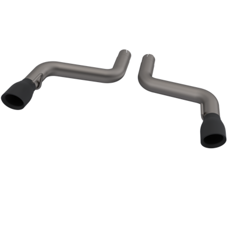 QTP 16-18 Chevrolet Camaro SS 6.2L 304SS Eliminator Muffler Delete Axle Back Exhaust w/4.5in Blk Tip QTP 16-18 Chevrolet Camaro SS 6.2L 304SS Eliminator Muffler Delete Axle Back Exhaust w/4.5in Blk Tip
