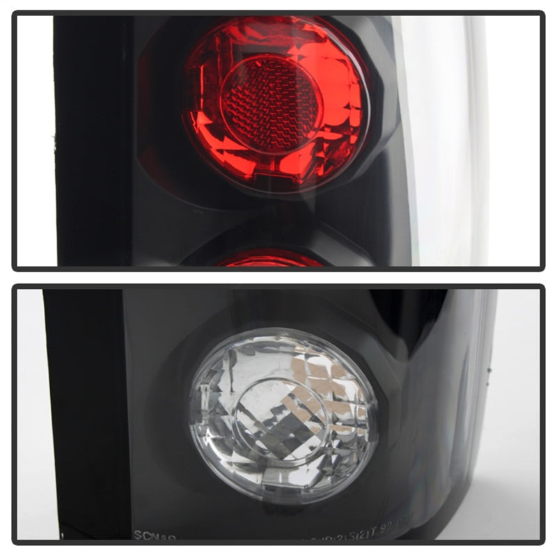 Spyder Chevy C/K Series 1500/2500 88-98/GMC Sierra 88-98 Euro Style Tail Lights Blk ALT-YD-CCK88-BK Spyder Chevy C/K Series 1500/2500 88-98/GMC Sierra 88-98 Euro Style Tail Lights Blk ALT-YD-CCK88-BK