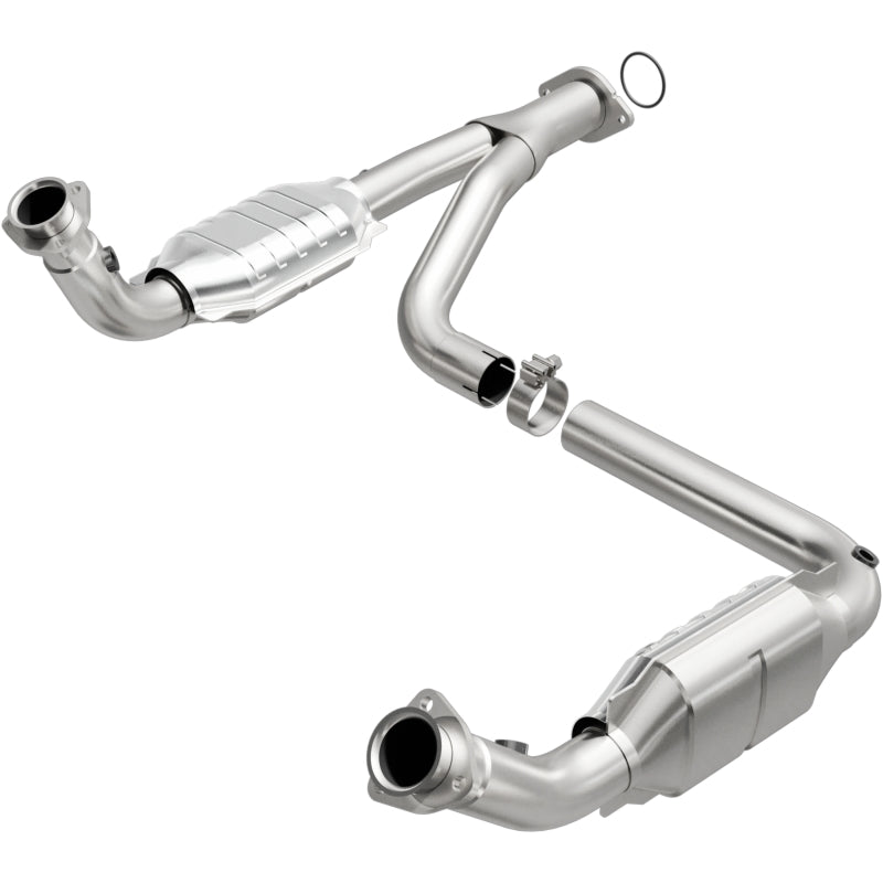 MagnaFlow Conv DF 07-09 Chevrolet/GMC Silverado/Sierra 2500 HD 6.0L Y-Pipe Assembly excludes Classic MagnaFlow Conv DF 07-09 Chevrolet/GMC Silverado/Sierra 2500 HD 6.0L Y-Pipe Assembly excludes Classic