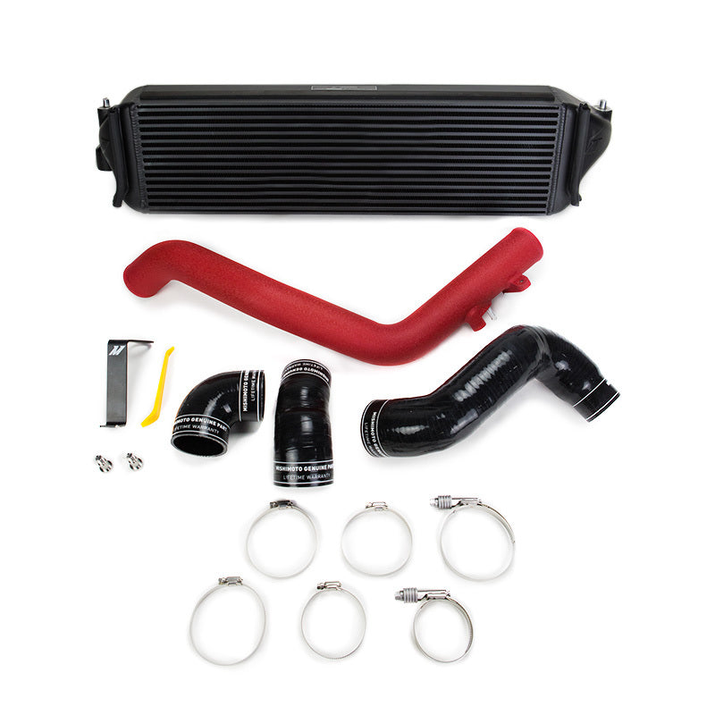 Mishimoto 2017+ Honda Civic Type R Intercooler Kit - Black Intercooler Red Pipes Mishimoto 2017+ Honda Civic Type R Intercooler Kit - Black Intercooler Red Pipes