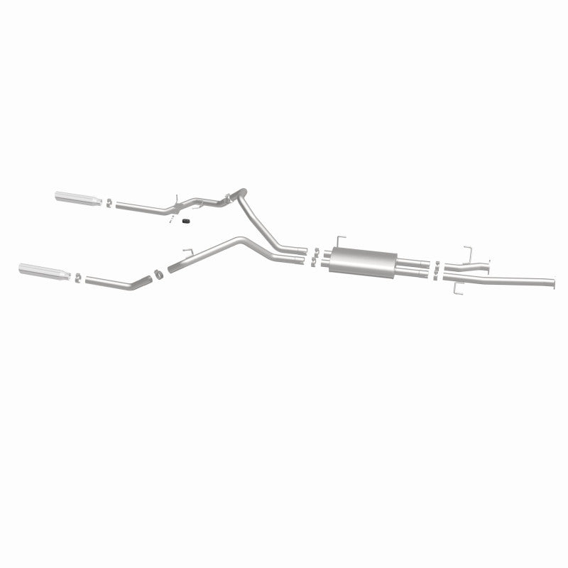 MagnaFlow 14 Toyota Tundra V8 4.6L/5.7L Stainless Cat Back Exhaust Dual Split Rear Exit MagnaFlow 14 Toyota Tundra V8 4.6L/5.7L Stainless Cat Back Exhaust Dual Split Rear Exit