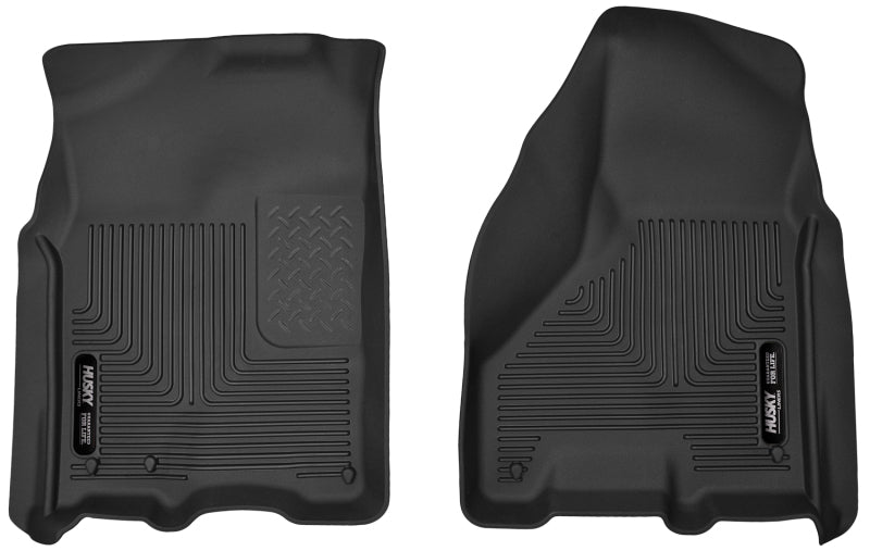 Husky Liners 12-13 Dodge Ram 1500/ 12 2500 & 3500 X-Act Contour Black Front Floor Liners Husky Liners 12-13 Dodge Ram 1500/ 12 2500 & 3500 X-Act Contour Black Front Floor Liners