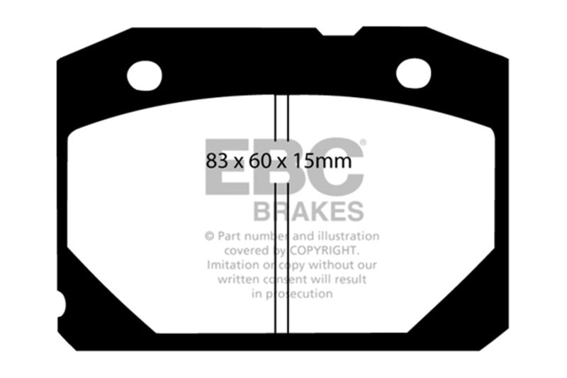 EBC 2018+ Jeep Wrangler (JL) Ultimax Rear Brake Pads EBC 2018+ Jeep Wrangler (JL) Ultimax Rear Brake Pads