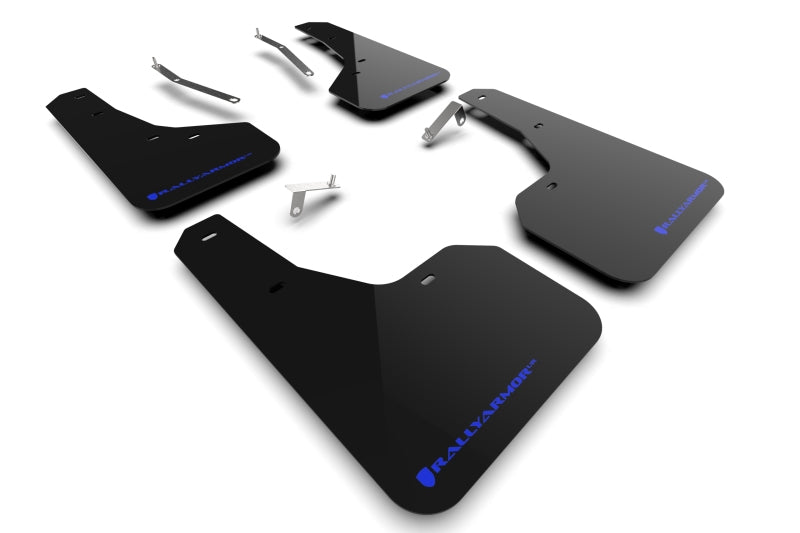 Rally Armor 22-24 Subaru Forester & Wilderness Black UR Mud Flap w/Blue Logo Rally Armor 22-24 Subaru Forester & Wilderness Black UR Mud Flap w/Blue Logo