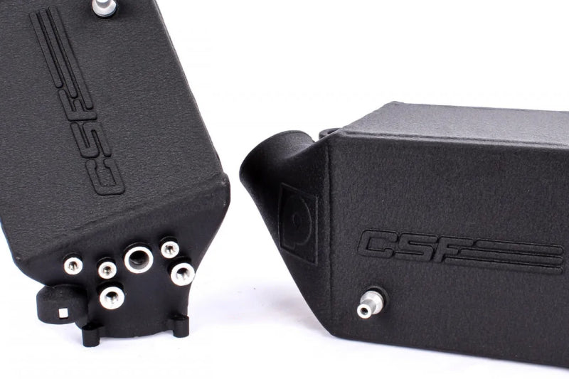 CSF 12-16 BMW M5 (F10) / 12-18 BMW M6 (F06/F12/F13) Twin Charge-Air-Cooler Set - Crinkle Black CSF 12-16 BMW M5 (F10) / 12-18 BMW M6 (F06/F12/F13) Twin Charge-Air-Cooler Set - Crinkle Black