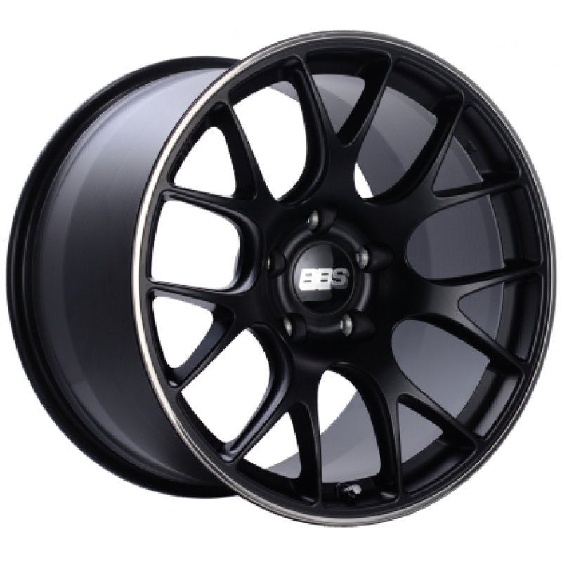 BBS CH-R 19x9.5 5x112 ET35 Satin Black Polished Rim Protector Wheel -82mm PFS/Clip Required BBS CH-R 19x9.5 5x112 ET35 Satin Black Polished Rim Protector Wheel -82mm PFS/Clip Required