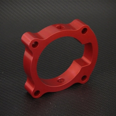 Torque Solution Throttle Body Spacer (Red): Hyundai Genesis Coupe 2.0T 10-12
