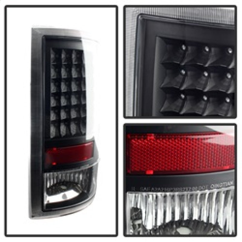xTune Dodge Ram 1500 09-14 LED Tail Lights Incandescent Model Only Black ALT-JH-DR09-LED-BK xTune Dodge Ram 1500 09-14 LED Tail Lights Incandescent Model Only Black ALT-JH-DR09-LED-BK