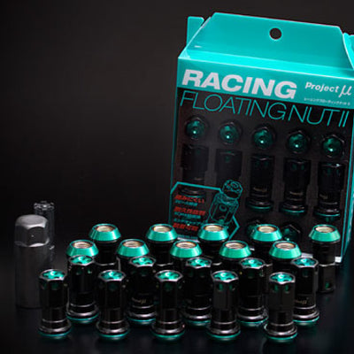 Project Mu Racing Floating Lug Nut II M12 x 1.5 - Black