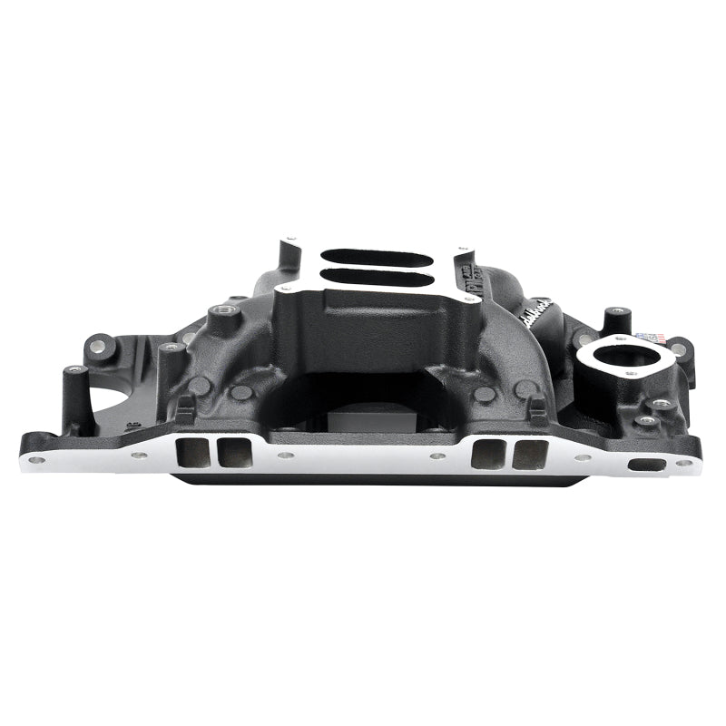 Edelbrock Intake Manifold RPM Air-Gap Small-Block Chrysler 340-360 Black Edelbrock Intake Manifold RPM Air-Gap Small-Block Chrysler 340-360 Black