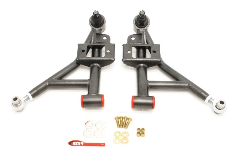 BMR 93-02 F-Body Adj. Lower A-Arms Poly/Rod End Combo - Black Hammertone BMR 93-02 F-Body Adj. Lower A-Arms Poly/Rod End Combo - Black Hammertone
