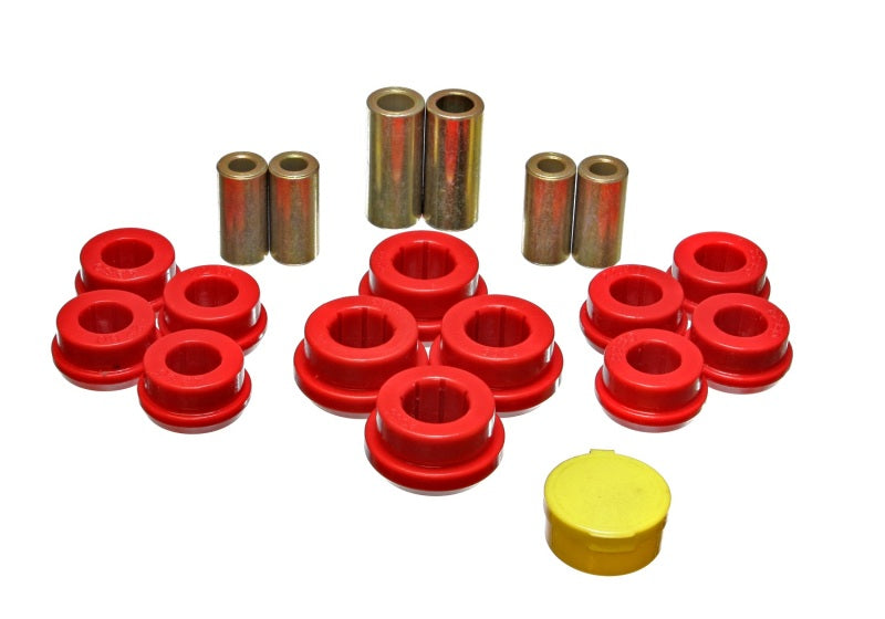 Energy Suspension 92-01 Honda Prelude Red Rear Control Arm Bushing Set Energy Suspension 92-01 Honda Prelude Red Rear Control Arm Bushing Set