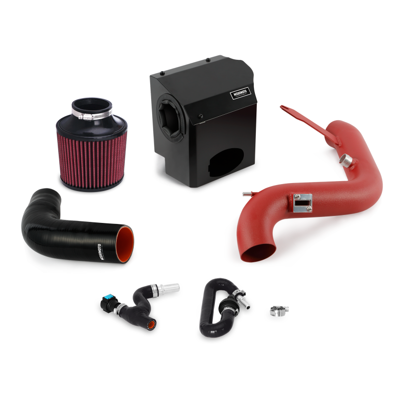 Mishimoto 2016 Ford Fiesta ST 1.6L Performance Air Intake Kit - Wrinkle Red Mishimoto 2016 Ford Fiesta ST 1.6L Performance Air Intake Kit - Wrinkle Red