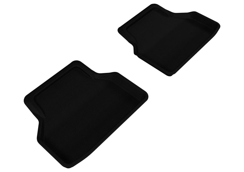 3D MAXpider 2004-2010 BMW 5 Series E60 Kagu 2nd Row Floormats - Black 3D MAXpider 2004-2010 BMW 5 Series E60 Kagu 2nd Row Floormats - Black