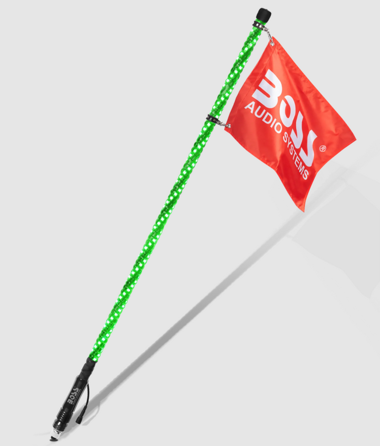 Boss Audio Systems ATV Whip Antenna/ 48 inch/ Multicolor/ IP67 Weatherproof Boss Audio Systems ATV Whip Antenna/ 48 inch/ Multicolor/ IP67 Weatherproof