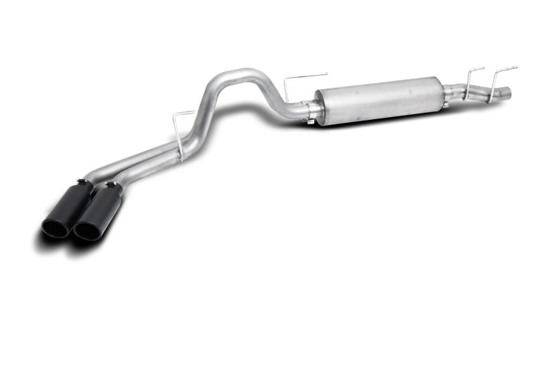 Gibson 21-24 Ford F150 Truck 5.0L 3/2.5in Cat-Back Dual Sport Exhaust System Stainless - Black Elite Gibson 21-24 Ford F150 Truck 5.0L 3/2.5in Cat-Back Dual Sport Exhaust System Stainless - Black Elite