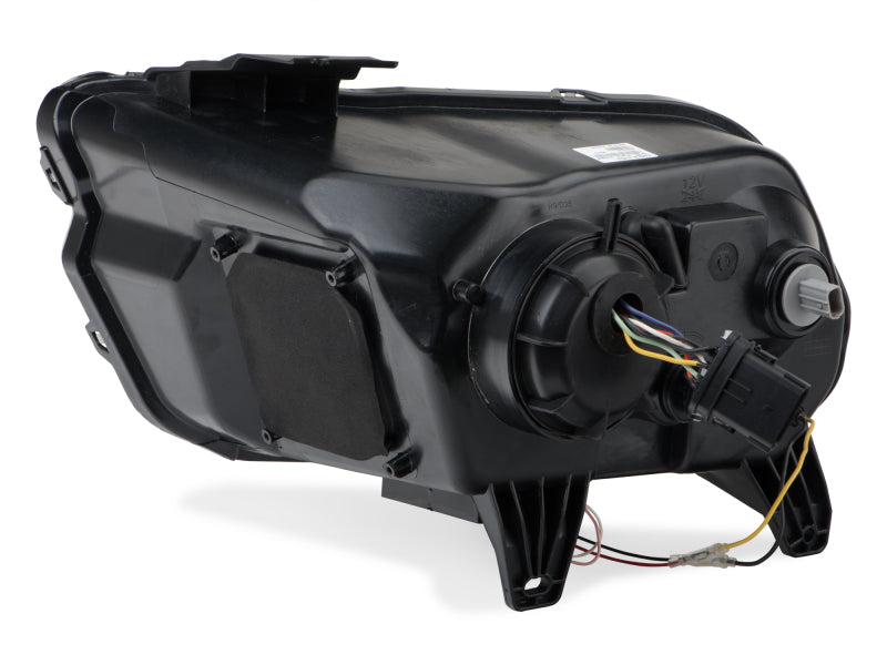 Raxiom 13-14 Ford Mustang w/ Factory HIDLED Halo Projector Headlights- Black Housing (Smoked Lens) Raxiom 13-14 Ford Mustang w/ Factory HIDLED Halo Projector Headlights- Black Housing (Smoked Lens)