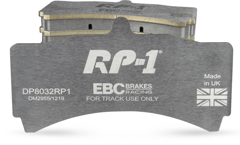 EBC Racing 2018+ Jeep Grand Cherokee Trackhawk 6.2L S/C RP-1 Race Front Brake Pads EBC Racing 2018+ Jeep Grand Cherokee Trackhawk 6.2L S/C RP-1 Race Front Brake Pads