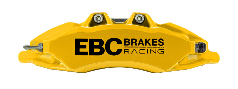 EBC Racing 08-21 Nissan 370Z Yellow Apollo-6 Calipers 355mm Rotors Front Big Brake Kit EBC Racing 08-21 Nissan 370Z Yellow Apollo-6 Calipers 355mm Rotors Front Big Brake Kit