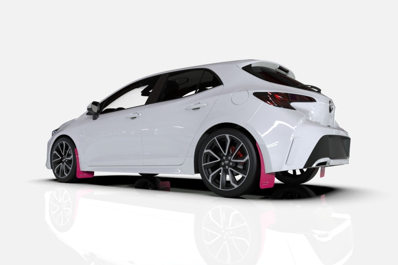 Rally Armor Universal Fit (No Hardware/Mounting Holes) Pink Mud Flap BCE Logo Rally Armor Universal Fit (No Hardware/Mounting Holes) Pink Mud Flap BCE Logo