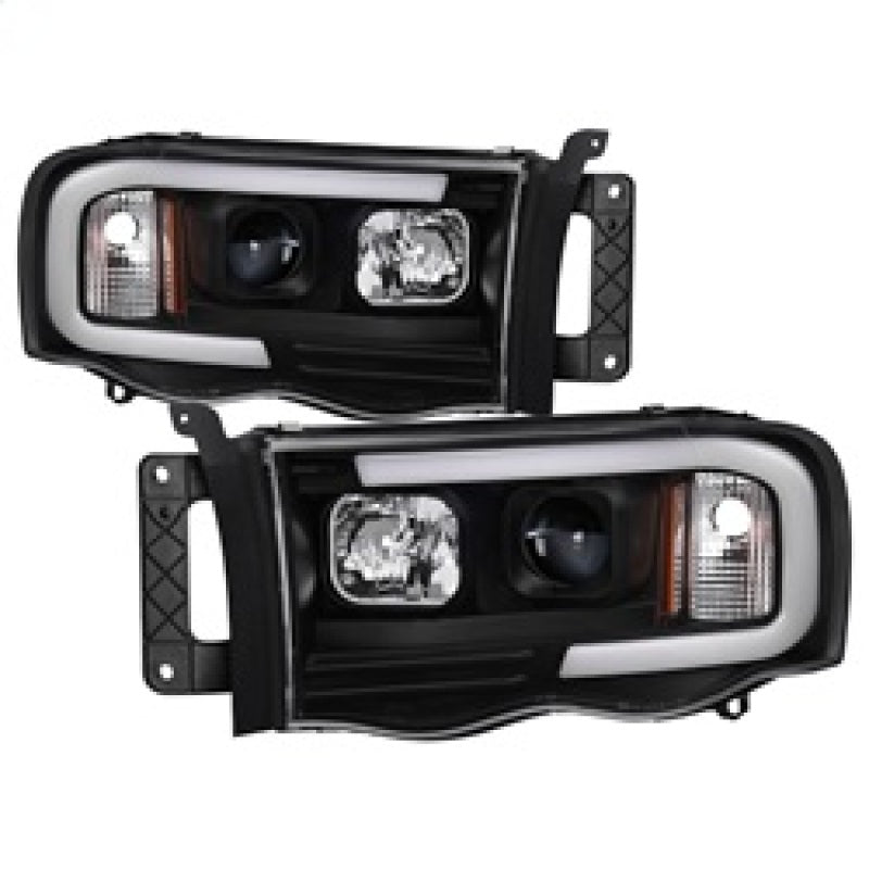 Spyder 02-05 Dodge Ram 1500 Light Bar Projector Headlights - Black (PRO-YD-DR02V2-LB-BK) Spyder 02-05 Dodge Ram 1500 Light Bar Projector Headlights - Black (PRO-YD-DR02V2-LB-BK)