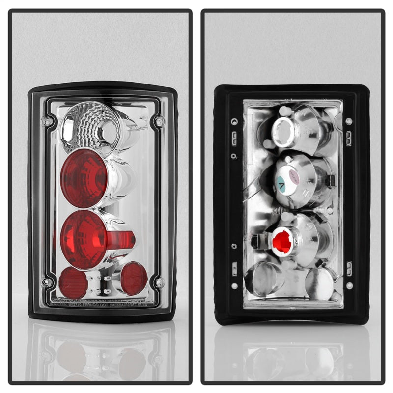 Spyder Ford Excursion 00-06/Econoline 150/250/350/450/550 95-06 Euro Tail Lights Chrm ALT-YD-FEC00-C Spyder Ford Excursion 00-06/Econoline 150/250/350/450/550 95-06 Euro Tail Lights Chrm ALT-YD-FEC00-C