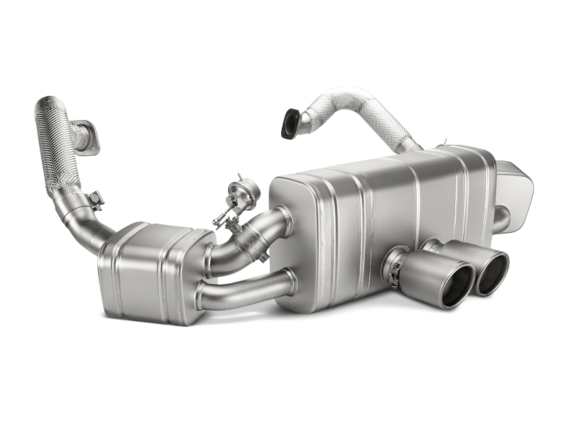 Akrapovic 12-15 Porsche Boxster (981) Slip-On Line (Titanium) w/ Titanium Tips Akrapovic 12-15 Porsche Boxster (981) Slip-On Line (Titanium) w/ Titanium Tips