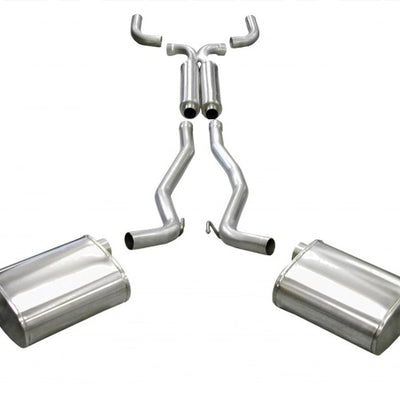 Corsa 2010-2015 Chevrolet Camaro Convertible RS 3.6L V6 Polished Sport Cat-Back + XO Exhaust
