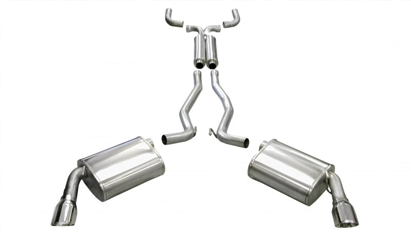 Corsa 2010-2015 Chevrolet Camaro Convertible RS 3.6L V6 Polished Sport Cat-Back + XO Exhaust Corsa 2010-2015 Chevrolet Camaro Convertible RS 3.6L V6 Polished Sport Cat-Back + XO Exhaust