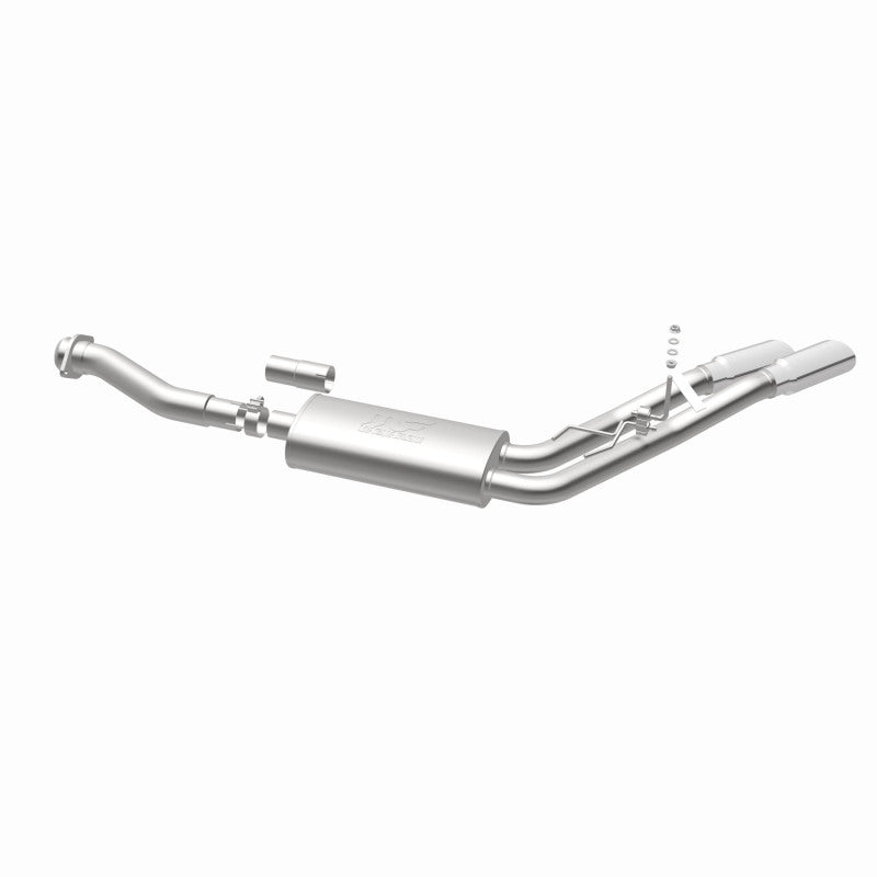 MagnaFlow 11-13 Ford F-150 Pickup Dual Same Side Before P/S Rear Tire Stainless CatBack Perf Exhaust MagnaFlow 11-13 Ford F-150 Pickup Dual Same Side Before P/S Rear Tire Stainless CatBack Perf Exhaust
